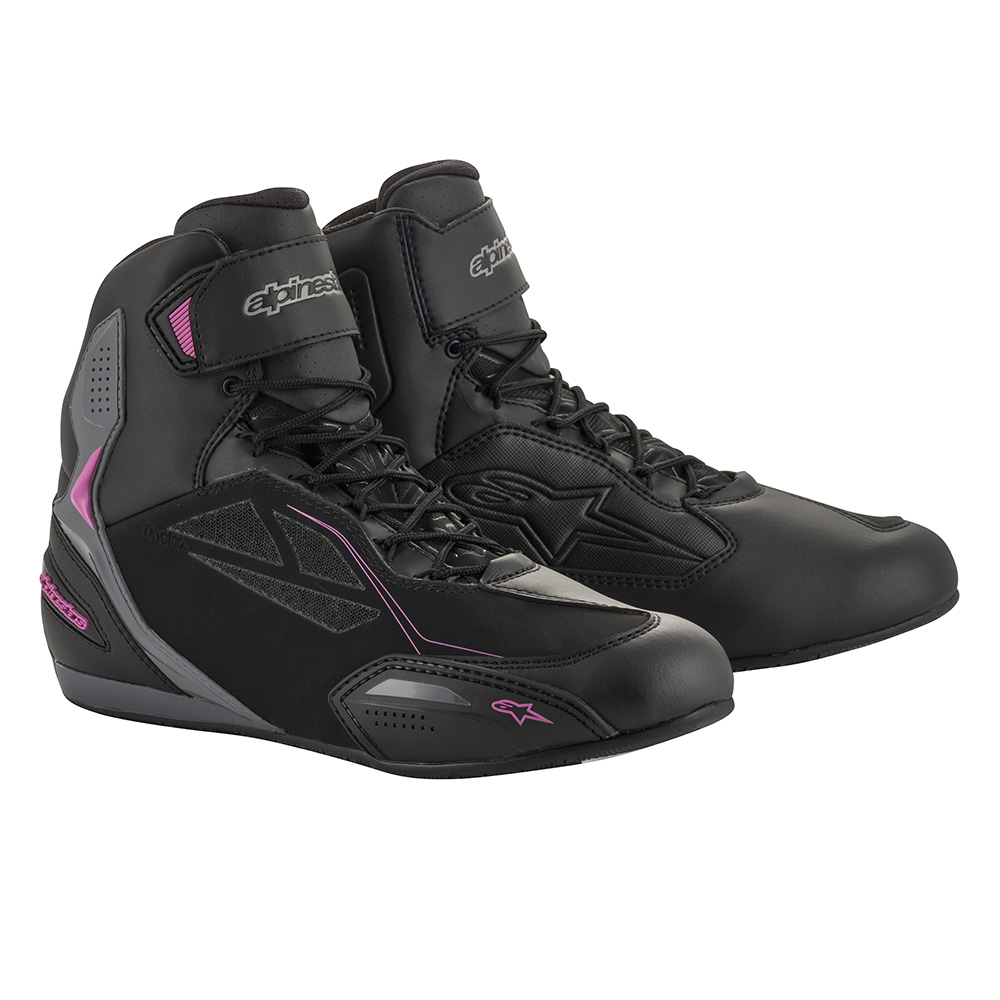 Alpinestars Alpinestars Stella Faster 3 Drystar Shoes Black Dark Grey & Fuchsia